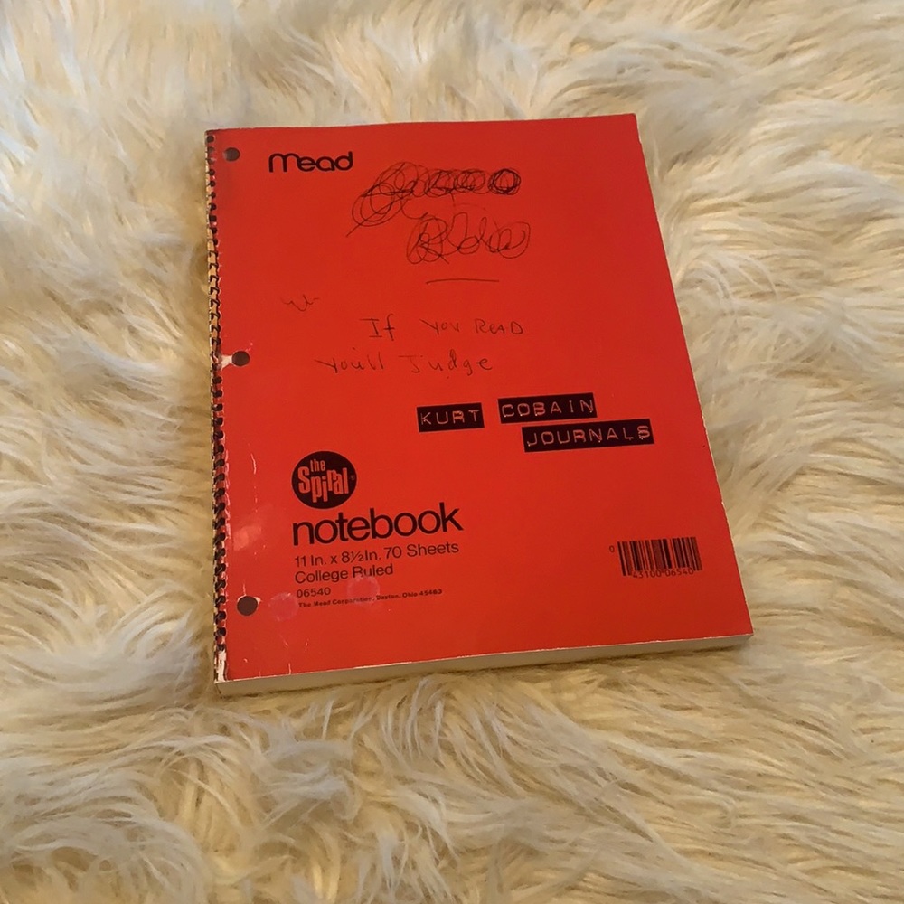 Kurt Cobain Coffee Table book